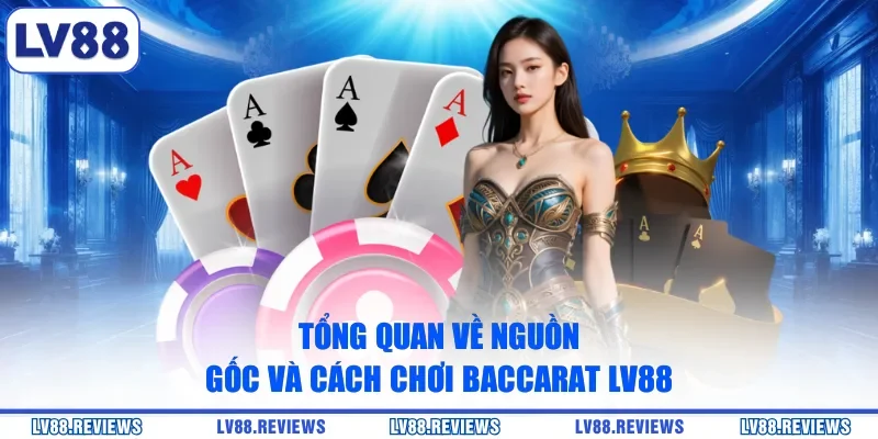 Tổng quan về nguồn gốc và cách chơi Baccarat LV88